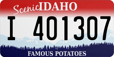 ID license plate I401307