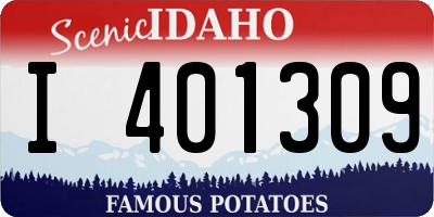 ID license plate I401309