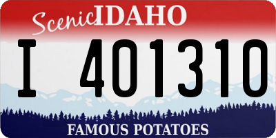 ID license plate I401310