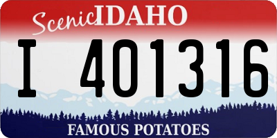 ID license plate I401316