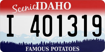 ID license plate I401319