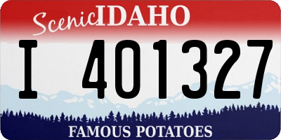 ID license plate I401327