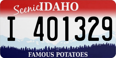 ID license plate I401329