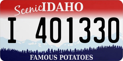 ID license plate I401330