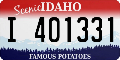ID license plate I401331
