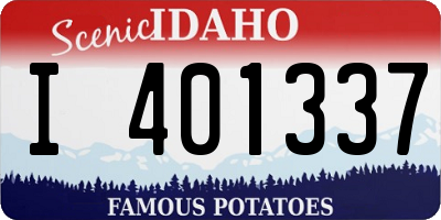 ID license plate I401337