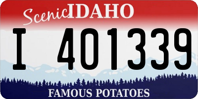 ID license plate I401339