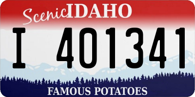ID license plate I401341