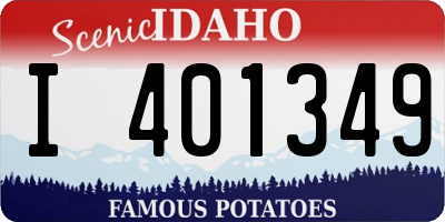 ID license plate I401349