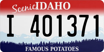 ID license plate I401371