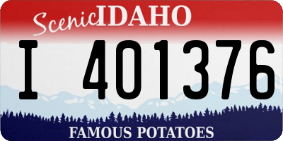 ID license plate I401376