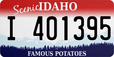 ID license plate I401395