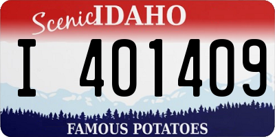 ID license plate I401409