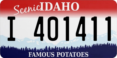 ID license plate I401411