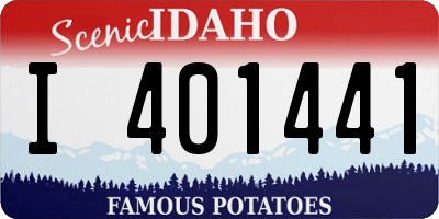 ID license plate I401441
