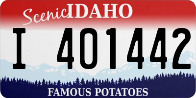 ID license plate I401442