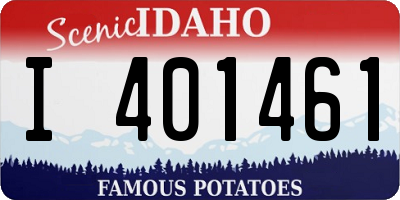 ID license plate I401461