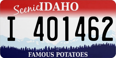 ID license plate I401462