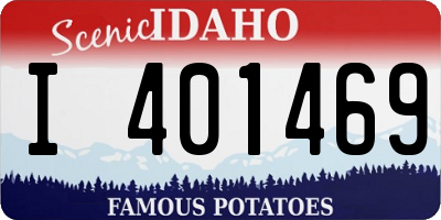 ID license plate I401469