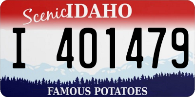 ID license plate I401479