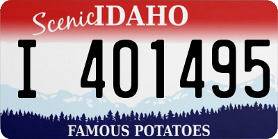 ID license plate I401495