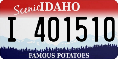 ID license plate I401510
