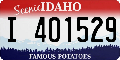 ID license plate I401529