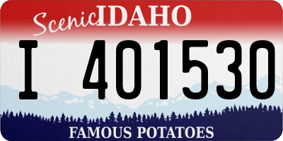 ID license plate I401530