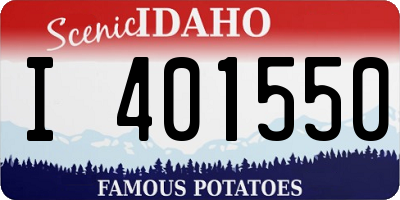 ID license plate I401550