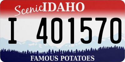 ID license plate I401570