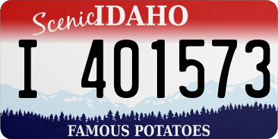 ID license plate I401573