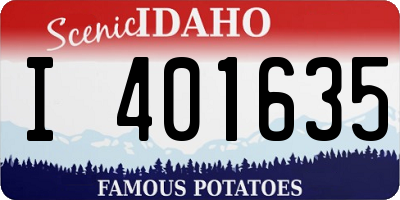 ID license plate I401635
