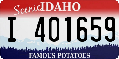 ID license plate I401659