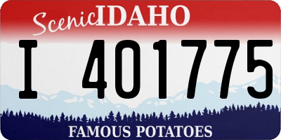 ID license plate I401775