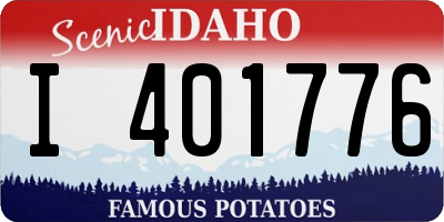 ID license plate I401776