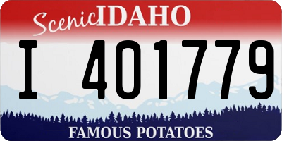 ID license plate I401779