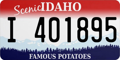 ID license plate I401895