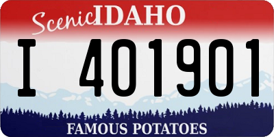 ID license plate I401901