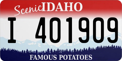 ID license plate I401909