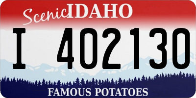 ID license plate I402130