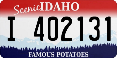 ID license plate I402131