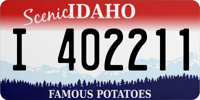 ID license plate I402211