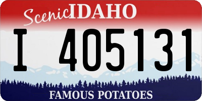 ID license plate I405131