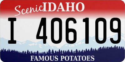 ID license plate I406109