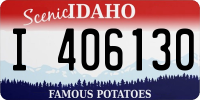 ID license plate I406130