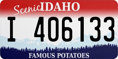ID license plate I406133