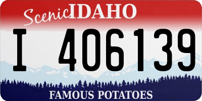 ID license plate I406139