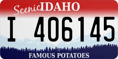 ID license plate I406145