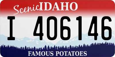 ID license plate I406146
