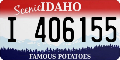 ID license plate I406155